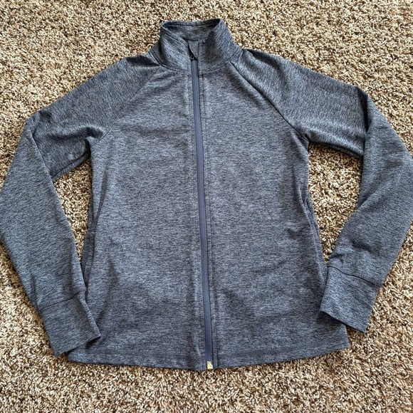 🤍5 for 20$ ID Ideology Girls Long Sleeve Full Zip Tight Fitting Jacket Small - Picture 1 of 9